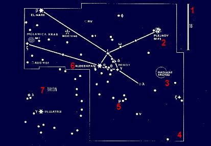 2 - Oznaczenie katalogowe i nazwa ważniejszego obiektu w obrębie danego gwiazdozbioru.