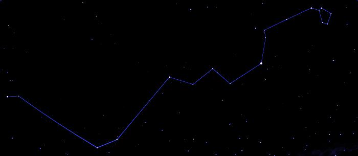 Hydra To największy pod względem powierzchni gwiazdozbiór, po podziale Okrętu Argonautów, spośród wszystkich 88 i rozciąga się na ponad 1/4 drogi dookoła nieba.