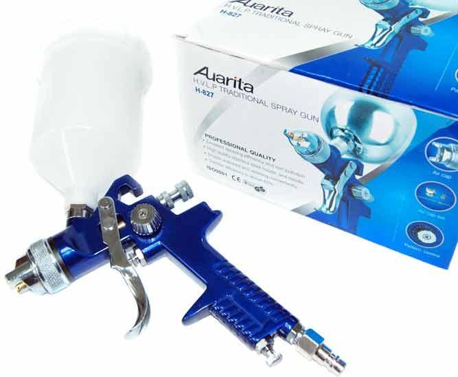 Pistolet Natryskowy Tradycyjny F600 DANE TECHNICZNE: ciśnienie pracy 3-4 bar zapotrzebowanie powietrza wynosi 170-312 l/min posiada trzy regulacje (powietrza, strumienia, farby) wejście 1/4''