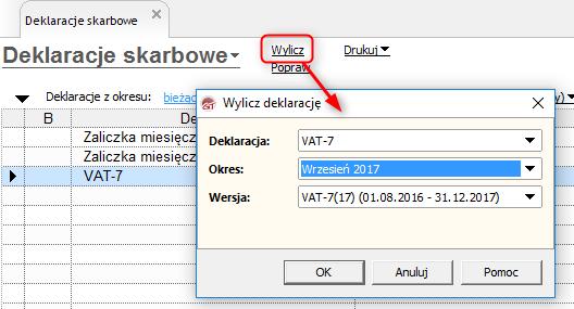 10 JPK INSERT GT Wystawienie deklaracji VAT-7 Jeśli deklaracja została wystawiona wcześniej, należy przejść do następnego punktu.