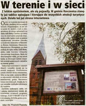 Umożliwienie mieszkańcom obszaru LGD Naszyjnik Północy oraz przyjezdnym turystom poznania walorów naturalnych jezior i rzek znajdujących się na terenie Małe projekty