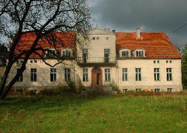 Dawny majątek w Pińsku do dzisiaj zachował się w ogólnych swoich zarysach. Zauważyć się daje jego wyraźny podział na trzy części: pałacową-parkową, podwórze gospodarcze i osadę mieszkalną.