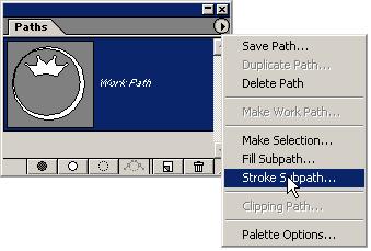 Hard Round 3 Pixels) z palety Brush z paska opcji. Zastosujesz te ustawienia narzędzia Paintbrush Tool w punkcie 11 do obrysowania ścieżki.