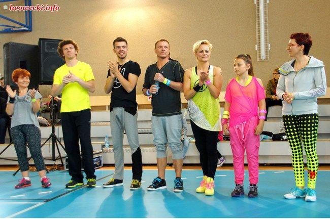 Rozpoczęcie imprezy poprzedziło podziękowanie rodziców w/w inicjatorom Maratonu, instruktorom ZUMBA tj.