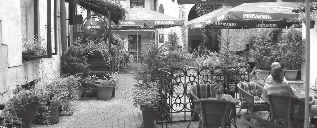 B. Luchter, Sezonowe ogródki gastronomiczne w strukturze przestrzennej Krakowa (na przykładzie b.
