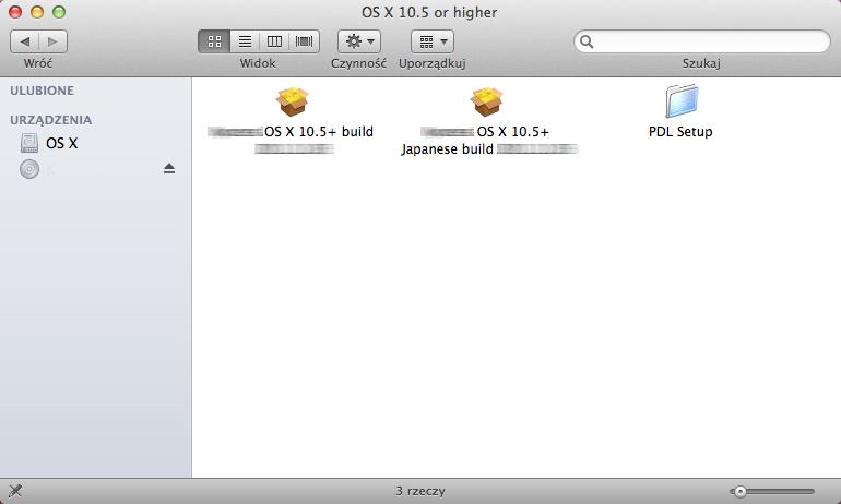 4 Kliknij dwukrotnie ikonę pliku (Nazwa marki) OS X 10.5+.