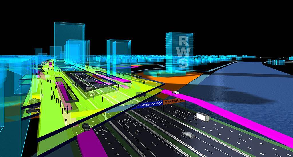 Węzły sieci Jeszcze bardziej zaawansowaną integrację architektury z infrastrukturą odnajdujemy w koncepcjach mających swój początek w wizji linearnego miasta Madryt urbanisty Arturo Soria y Mata oraz