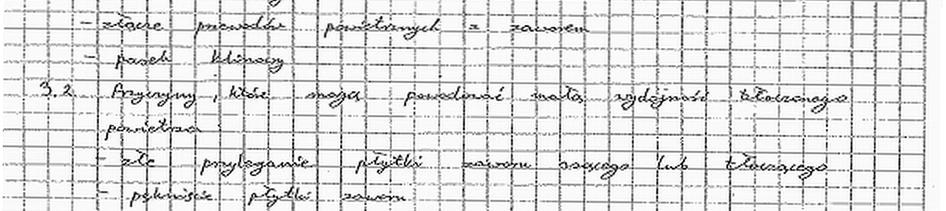 Wykaz podzespołów oraz przyczyn usterek układu pneumatycznego III.1. podzespoły wchodzące w skład układu pneumatycznego III.2.