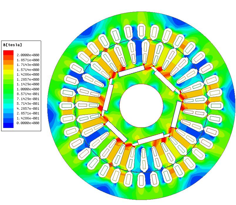 Maszyny Elektryczne - Zeszyty Problemowe Nr 3/2017 (115) 39 wykroju blachy stojana silników indukcyjnych o parametrach: 1.5 kw; 400 V; 4.1 A; 50 Hz; 860 obr/min.