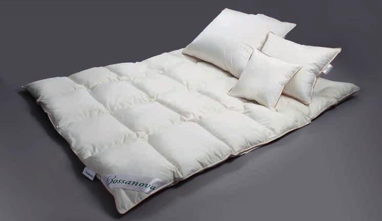 Produkty uszlachetnione dzięki zastosowaniu wysokiej technologii prania. Produkty są przyjemnie lekkie i zapewniają optymalny komfort snu przez cały rok.