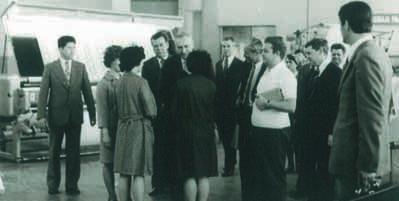 Zakład w Skopaniu wizytował I Sekretarz KC PZPR towarzysz Edward Gierek.