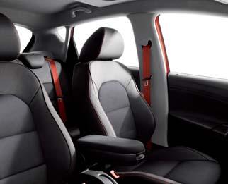 ELEKTRONIKA SEAT Drive Profile Komputer pokładowy Tempomat Media System Colour: 5-calowy kolorowy ekran dotykowy / Radio / Złącza USB, SD, Aux-in / 6 głośników / Bluetooth / Wielofunkcyjna kierownica