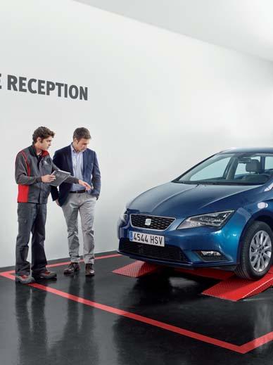 SEAT SERWIS TERAZ WSZYSTKIE MODELE Z 4-LETNIĄ GWARANCJĄ Serwis i przeglądy Niezawodność mamy w standardzie Autoryzowani Partnerzy Serwisowi marki SEAT zapewniają KOMPLEKSOWE PRZEGLĄDY PROWADZONE