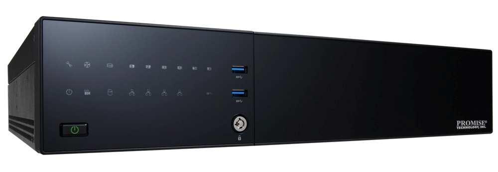 Ustawiany poziom natężenia dźwięku PROMISE Technology EMEA Pawilon 7A, stoisko 27 Vess A2600 - Rejestrator IP & Storage Vess A2600 jest wysokiej wydajności rejestratorem wideo z wbudowaną