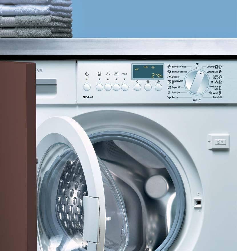 Wielkie pranie. Pralki Siemens wypiorą każdą tkaninę, dobierając optymalne parametry programu, wagę załadunku, ilość wody i proszku.