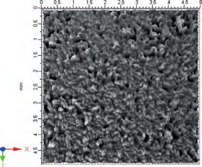 Prace IMŻ 3 (2012) Wpływ rodzaju obróbki strumieniowo-ściernej na topografię powierzchni... 39 3.2.1. Topografia powierzchni blach bez obróbki powierzchniowej Jak widać z tablicy 1, blachy bez obróbki powierzchniowej charakteryzowały się zróżnicowaną topografią powierzchni.