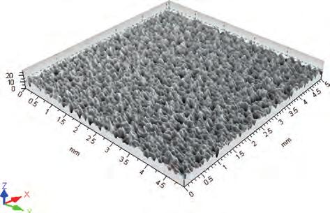40 Marek Burdek Prace IMŻ 3 (2012) Rys. 6. Topografia powierzchni blachy H po obróbce elektrokorundem Fig. 6. Surface topography of H steel sheet after treatment with aloxite waniu.