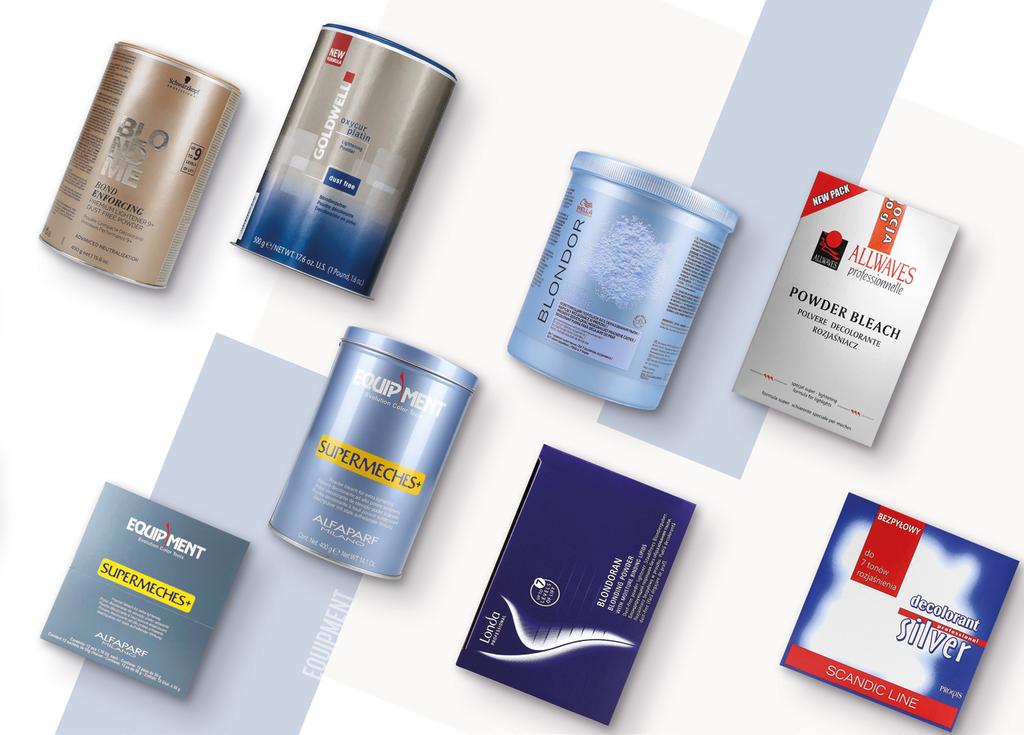 Rozjaśniacze GOLDWELL OXYCUR PLATIN DUST-FREE 500 g 0000000739 51,06 zł WELLA BLONDOR POWDER Bezpyłowy 800 g SCHWARZKOPF BLONDME PREMIUM LIGHTENER 9+ Bezpyłowy 450 g 0000001806 88,06 zł 0000051424