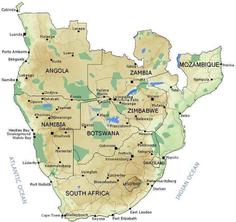 Kavango-Zambezi Off the beaten trakcs Ilość dni : 14 Terminy: 13.VIII do 27.