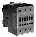 Seria CL Styczniki 3 biegunowe Zaciski typu ring Styczniki 3 i 4 biegunowe Maks prąd roboczy Obciążenie bezindukcyjne C1 Silniki <440V, 3 ~ 50/60Hz C3 25 9 25 12 32 18 45 25 45 25 60 32 60 40