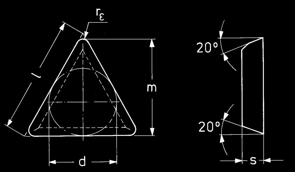 Oznaczenie () d () s () () S () S () Κ s ( ) α n ( ) 16 TPKN 1603PPRA 16,5 9,525 3,18 2,40