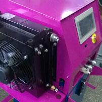 Variable flow of fluid in power unit and wide range of rolling motors will cover any requirement.