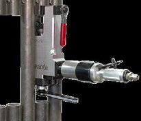 solution for all our pneumatic driven bevelling machines for adjusting cutting