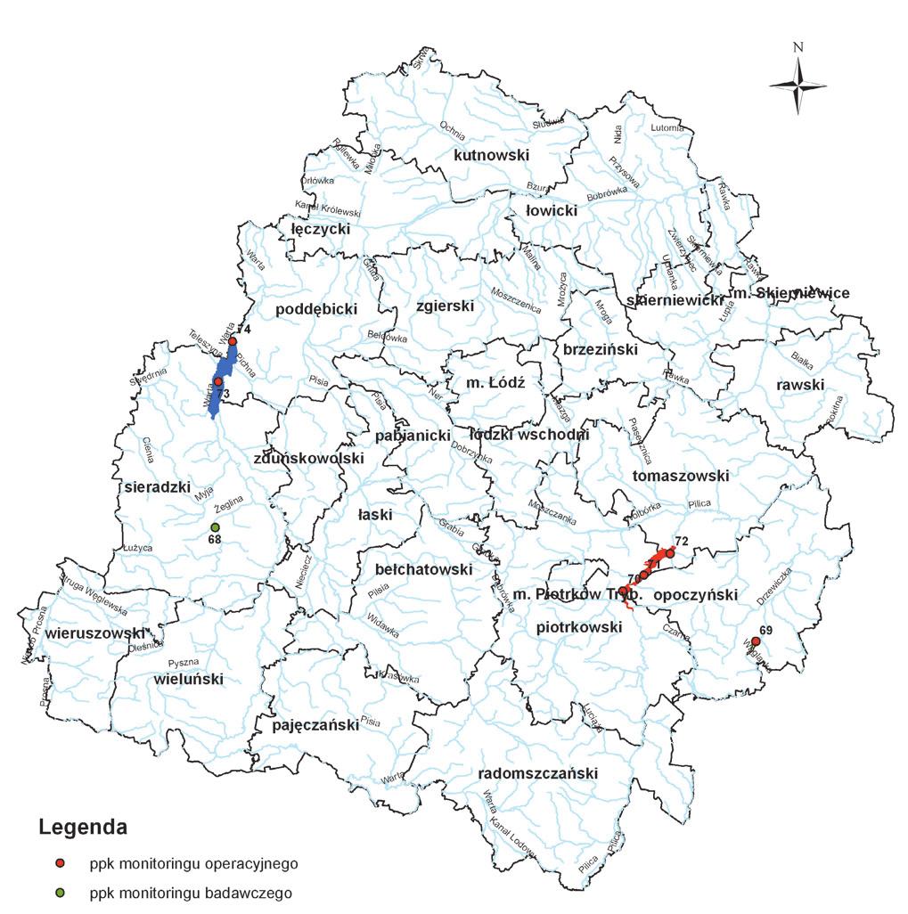 .2.3.1 OCENA POTENCJAŁU EKOLOGCZNEGO W zbiornikach: Wąglanka-Miedzna i Próba potencjał ekologiczny określono w oparciu o badany element biologiczny (fitoplankton) i wspomagające go elementy