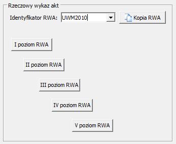 a) wpisanie nazwy jednostki organizacyjnej wraz z wykazem komórek organizacyjnych; Rys. 6 Rys.