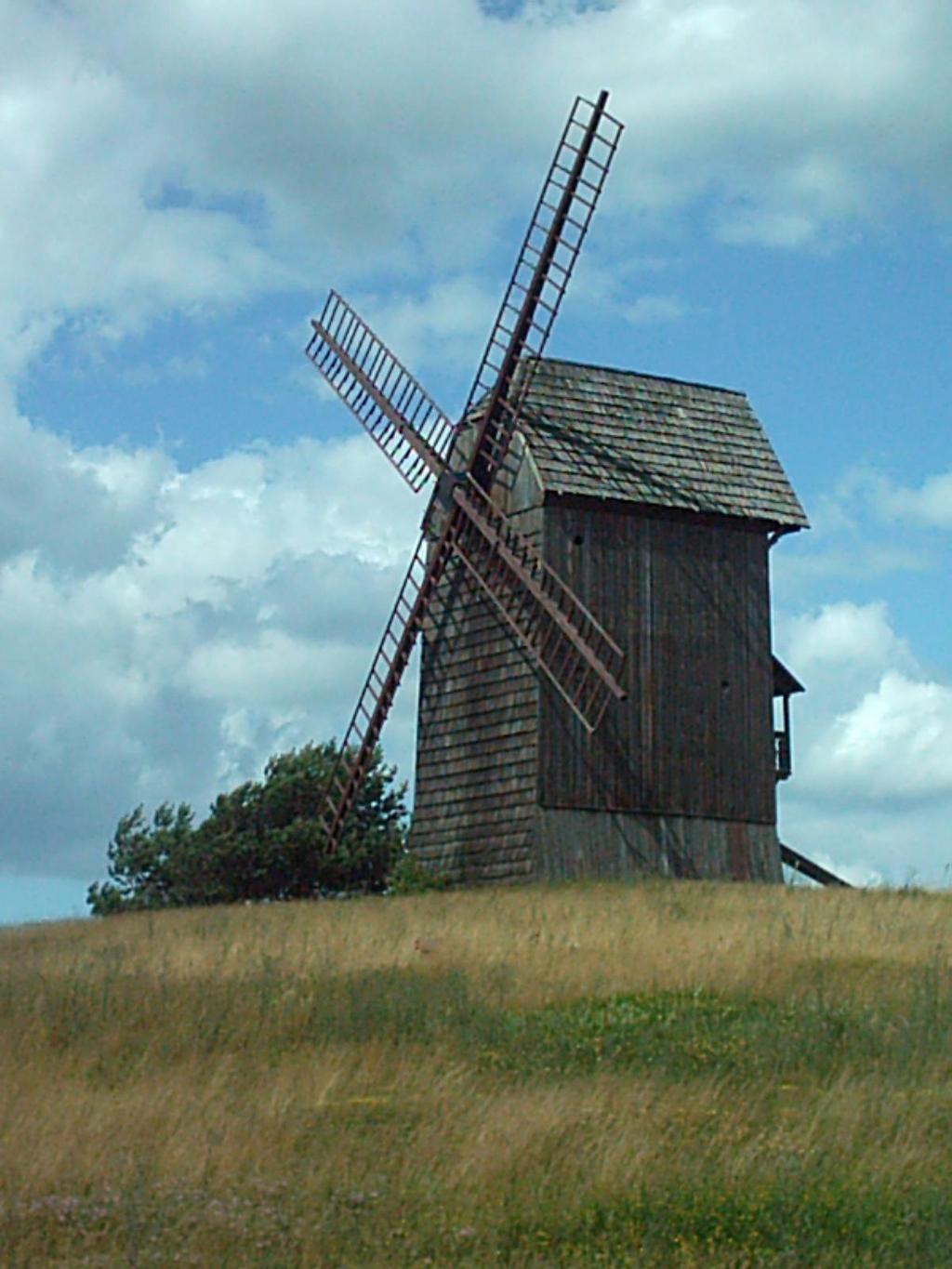 Wiatraki używane dawnej do