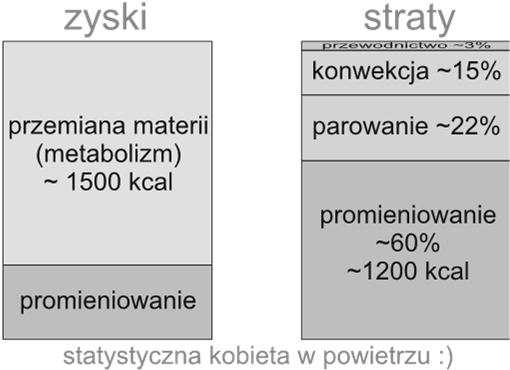 komfortu cieplnego. PPM pochłania od 45% do 70% dziennego zapotrzebowania energetycznego człowieka.