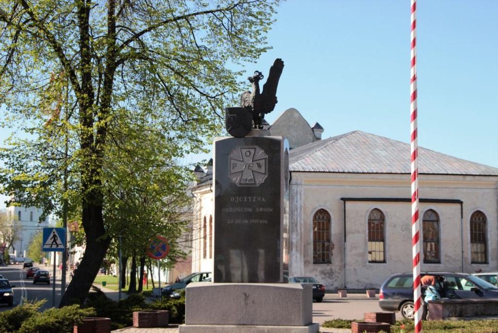 Pomnik w Sejnach ku czci Polaków walczących z Litwinami w powstaniu sejneńskim w 1919