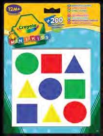 seria MINI KIDS nr CR 52-016T kod 0071662020163 Pudełko zawiera 16 kolorowych, zmywalnych kredek