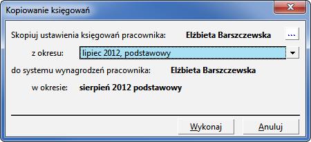 Najczęściej raz ustawione schematy księgowań będą się powtarzać co miesiąc aż do ewentualnej zmiany planu kont w firmie.
