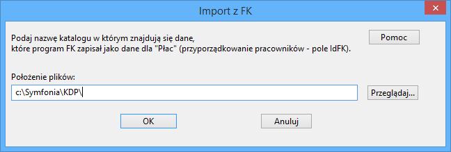 Podręcznik użytkownika Sage Symfonia Kadry i Płace 231 Opis ustawień dla współpracy w trybie synchronizacji z FK znajduje się w dokumentacji obiektu int e- gracji.