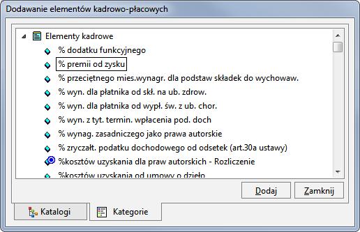 Podręcznik użytkownika Sage Symfonia Kadry i Płace 107 Po wybraniu przycisku Kartoteki, otwieramy Zestawy elementów/zestawy danych kadrowych, klikamy przycisk i z menu wybieramy polecenie Nowy