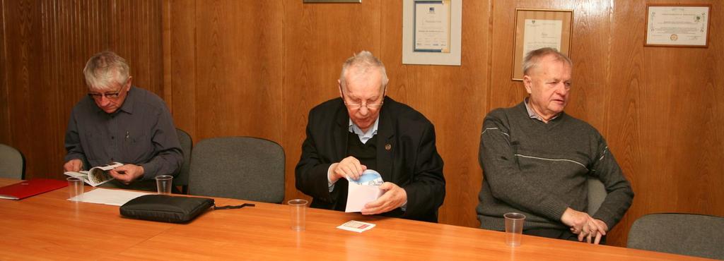 Henryk Siuda, Jarosław Kaszewski; Stefan Ciesielski Wiceprezes Henryk Siuda uznał za celowe poczynienie pewnych przygotowań do zebrania, głównie jeśli chodzi o kandydatury do pełnienia funkcji we