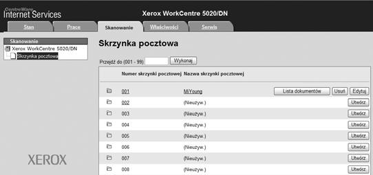 UWAGA: Kliknięcie przycisku [Import] powoduje usunięcie dokumentów ze skrzynki pocztowej i zapisanie ich w określonym folderze.