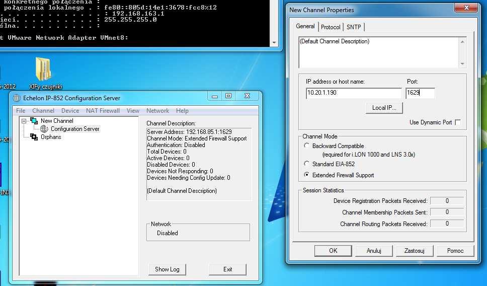 SCADA oraz zawierającym interfejsy PL lub TP/FT, IP-852. Router jest modułem i interfejsem sieciowy, służącym do łączenia urządzeń w sieci LonWorks, M-Bus, Modbus oraz IP.