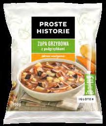 ZUPY Nowość Zupy PROSTE HISTORIE to bogata oferta pysznych i apetycznych kompozycji naturalnych warzyw.