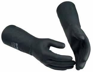 Rękawice chroniące przed oddziaływaniem substancji chemicznych / jednorazowe GUIDE 4011 GUIDE 141 Rękawice chroniące przed substancjami chemicznymi z nitrylu Długość 33 cm Grubość 0,38 mm Flokowane