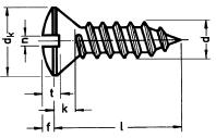 PRZECIĘCIEM PROSTYM PN-79/M-83104 DIN 7973C ISO 1483 BLACHOWKRĘT Z