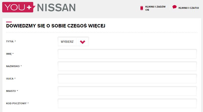 3. Wypełnij formularz informacji o