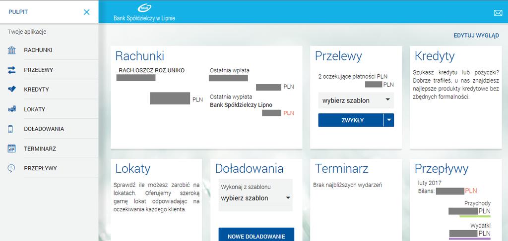 panelu sterowania przycisk PULPIT: Pulpit można wyświetlić także zamykając