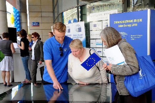 9 maja - Dzień Otwarty Biura Informacyjnego Parlamentu Europejskiego w Polsce Z okazji Dnia Europy BIPE zorganizowało wspólnie z Przedstawicielstwem Komisji Europejskiej dzień otwarty przed wspólną
