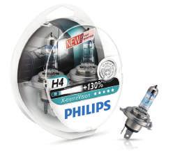 Żarówki Philips X-tremeVision Najjaśniejsze żarówki samochodowe dostępne na rynku.