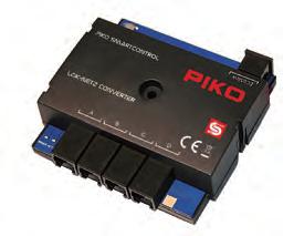 PIKO Smartbox Sterownik PIKO SmartController komunikując się z PIKO SmartBox dostarcza zasilanie do podłączonych torów.
