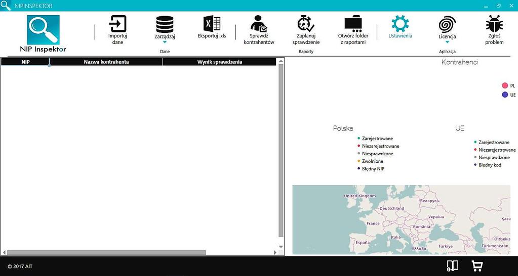 1. Wprowadzanie ustawień Here you can change language from Polish to