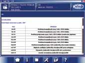 WTRYSKIWACZY LICZNE UŻYTECZNE FUNKCJE REGULACYJNE POZWALAJĄ MIEDZY INNYMI NA: KALIBRACJĘ SPRZĘGŁA, RESET SERWISU, KALIBRACJĘ ZAWIESZENIA, KODOWANIE KLUCZYKÓW POZA OPISAMI KODÓW BŁĘDÓW, BAZA DANYCH