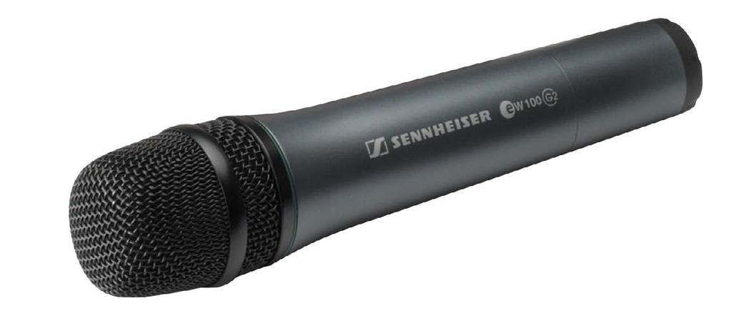 Mikrofon bezprzewodowy serii ew 100 G2 sprawdzi się zarówno na koncercie z wymagającym